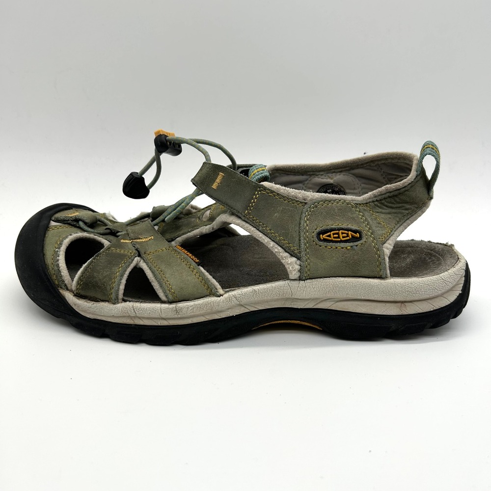 Keen Venice Sandals Womens 10 Sage Green Waterproof Hiking Shoes Sport 1012237